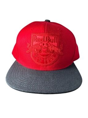 Red Bull New York Soccer MLS Baseball Cap Hat Snap Back Mitchell & Ness